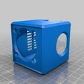 Creality Ender 3 v2 - Clean Shroud (Fan 40x20mm & 4010 Blower zin) - Thumbnail 7