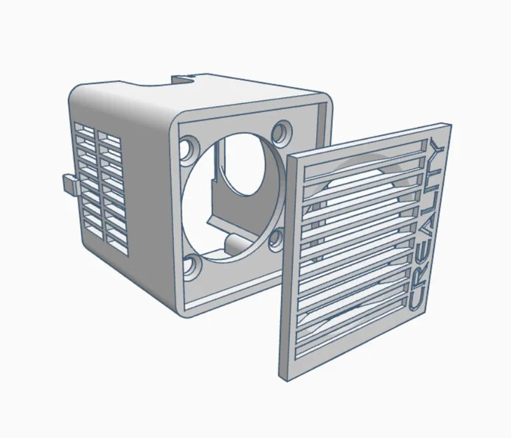 Creality Ender 3 V2 - Clean Shroud 2.0 (Quạt Hot-End 40x20mm, Blower 4010) - Image 2