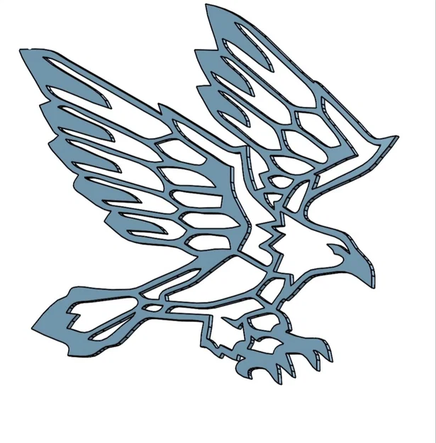 Mô hình đại bàng hình học (Eagel Geometric Aguila) in 3D trang trí - Image 1