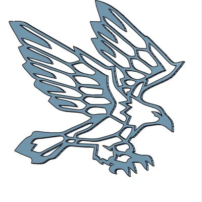 Mô hình đại bàng hình học (Eagel Geometric Aguila) in 3D trang trí