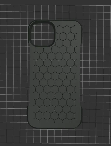 Ốp lưng iPhone 13 lưới tổ ong - File in 3D cực chất - Image 1