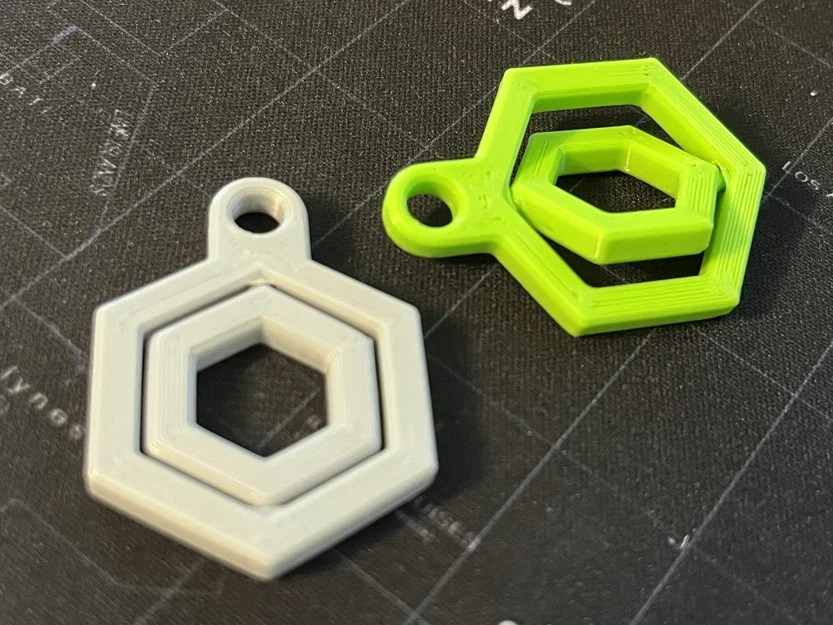 HEXY Keychain/Fidget - Móc khóa kiêm đồ chơi giải trí in 3D - Image 1