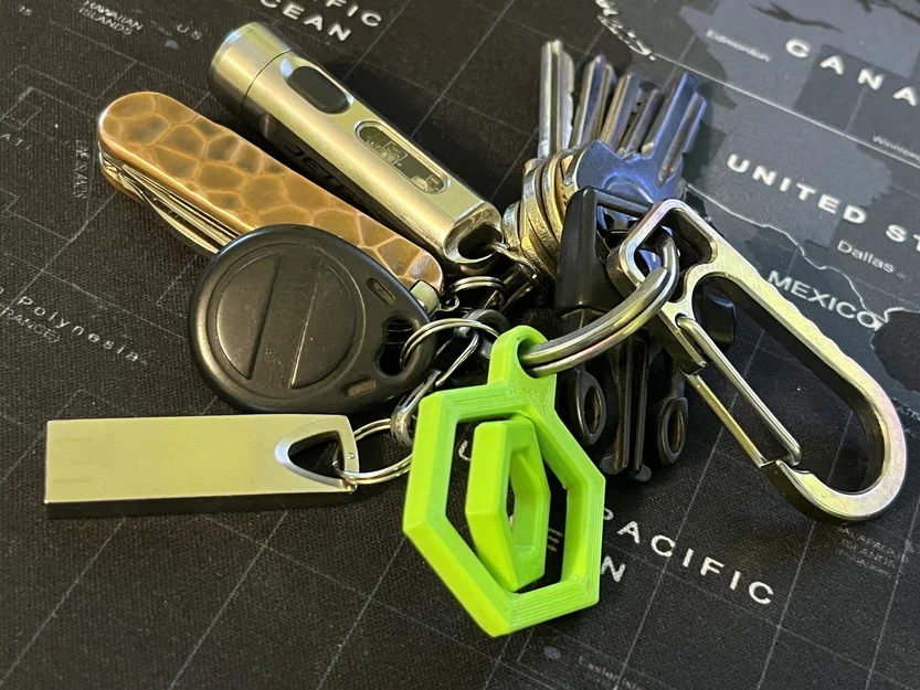 HEXY Keychain/Fidget - Móc khóa kiêm đồ chơi giải trí in 3D - Image 3