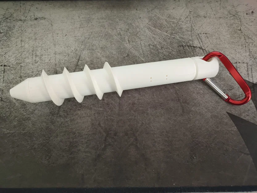 Móc cát dạng mũi khoan (Auger sand hook) - Image 1