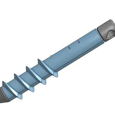Móc cát dạng mũi khoan (Auger sand hook)