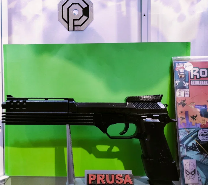 Auto 9 – Súng RoboCop (mô hình nhiều part, dễ in) - Image 1