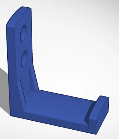 Giá treo tai nghe gắn tường (Wall Headset Holder) đơn giản dễ in 3D - Image 1
