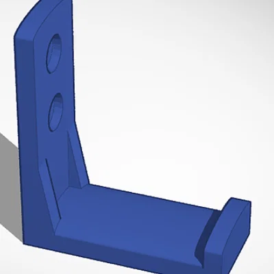 Giá treo tai nghe gắn tường (Wall Headset Holder) đơn giản dễ in 3D