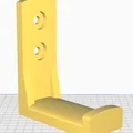 Giá treo tai nghe gắn tường (Wall Headset Holder) đơn giản dễ in 3D - Thumbnail 2