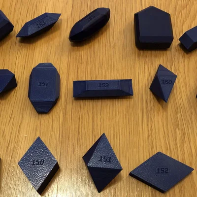 Dana Crystal Models - orthorhombic (Mô hình tinh thể)