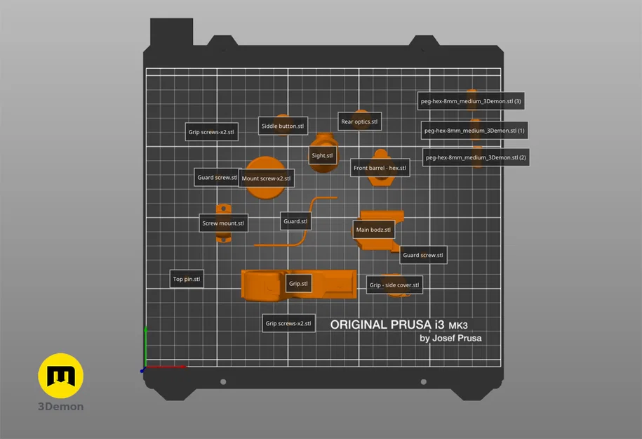EC-17 HOLDOUT SCOUT BLASTER - Model in 3D (STL) Star Wars - Image 6