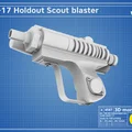 EC-17 HOLDOUT SCOUT BLASTER - Model in 3D (STL) Star Wars - Thumbnail 7