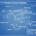 EC-17 HOLDOUT SCOUT BLASTER - Model in 3D (STL) Star Wars - Thumbnail 8