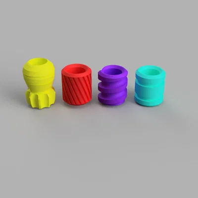 Bộ sưu tập hạt trang trí dây dù (Paracord Beads) in 3D phong cách