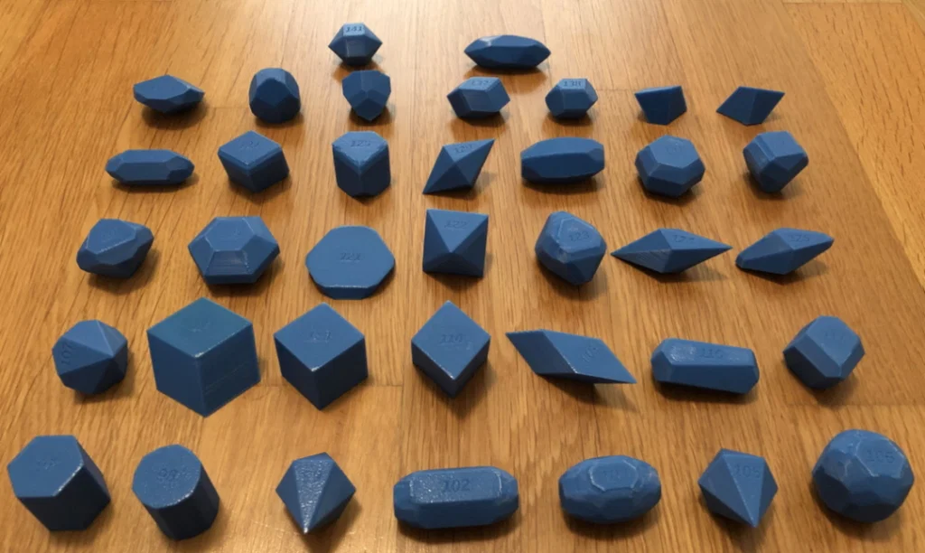 Dana Crystal Models - lục giác/tam phương (hexagonal/trigonal) - Image 1