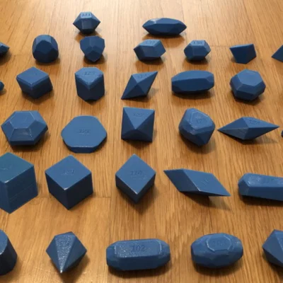 Dana Crystal Models - lục giác/tam phương (hexagonal/trigonal)