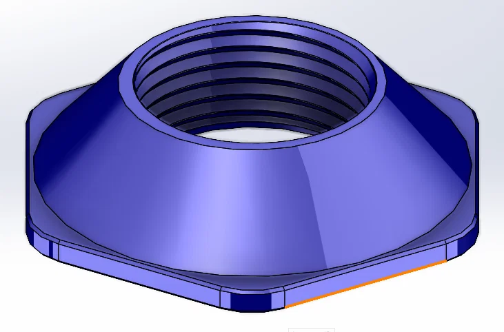 Đai ốc 42-68mm tùy chỉnh cho giá đỡ cuộn nhựa in 3D - Image 1