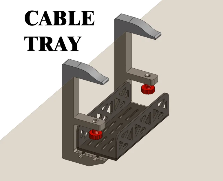 Khay đi dây máy tính (Modular) – COMPUTER CABLE TRAY - Image 1