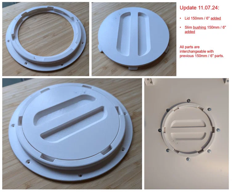 Bộ gắn ống xả quick connect cho máy lạnh di động & máy sấy (nhiều size) - no supports - Image 2