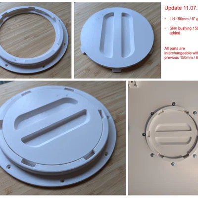 Bộ gắn ống xả quick connect cho máy lạnh di động & máy sấy (nhiều size) - no supports