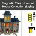 Magnetic Tiles Haunted House: Light (Đế đèn & Chụp đèn) - Thumbnail 1