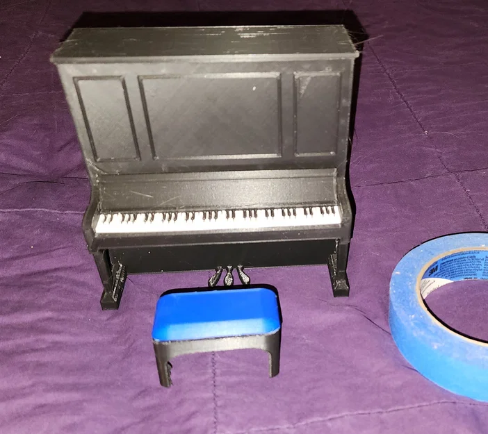 Đàn Piano Upright (Tỉ lệ Dollhouse) - Image 1