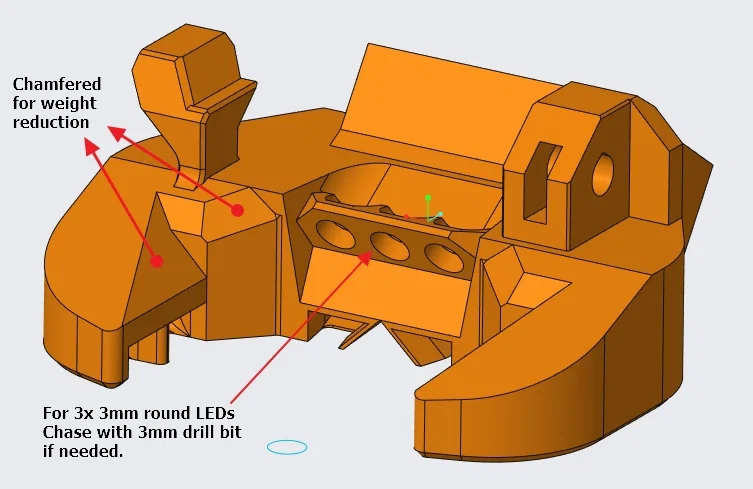 #0006 [Remix] MK3S+ RHD Nozzle Fan Shroud - Image 2