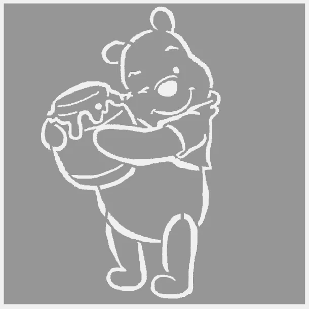 Stencil Winnie-the-Pooh của Disney - Image 2