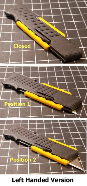 #0020 Dao rọc giấy/box cutter Click-Close (bản tay trái/tay phải) - Image 1