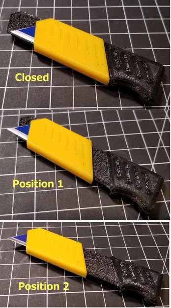 #0020 Dao rọc giấy/box cutter Click-Close (bản tay trái/tay phải) - Image 2