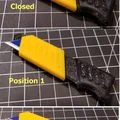 #0020 Dao rọc giấy/box cutter Click-Close (bản tay trái/tay phải) - Thumbnail 2