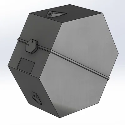 #0022 [Remix] Giá treo spool & drybox Enclosure V2 - cổng thoát filament khác