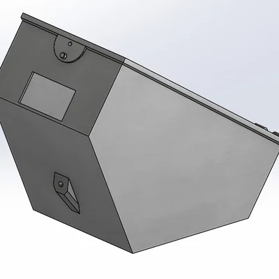 #0022 [Remix] Giá treo spool & drybox Enclosure V2 - cổng thoát filament khác