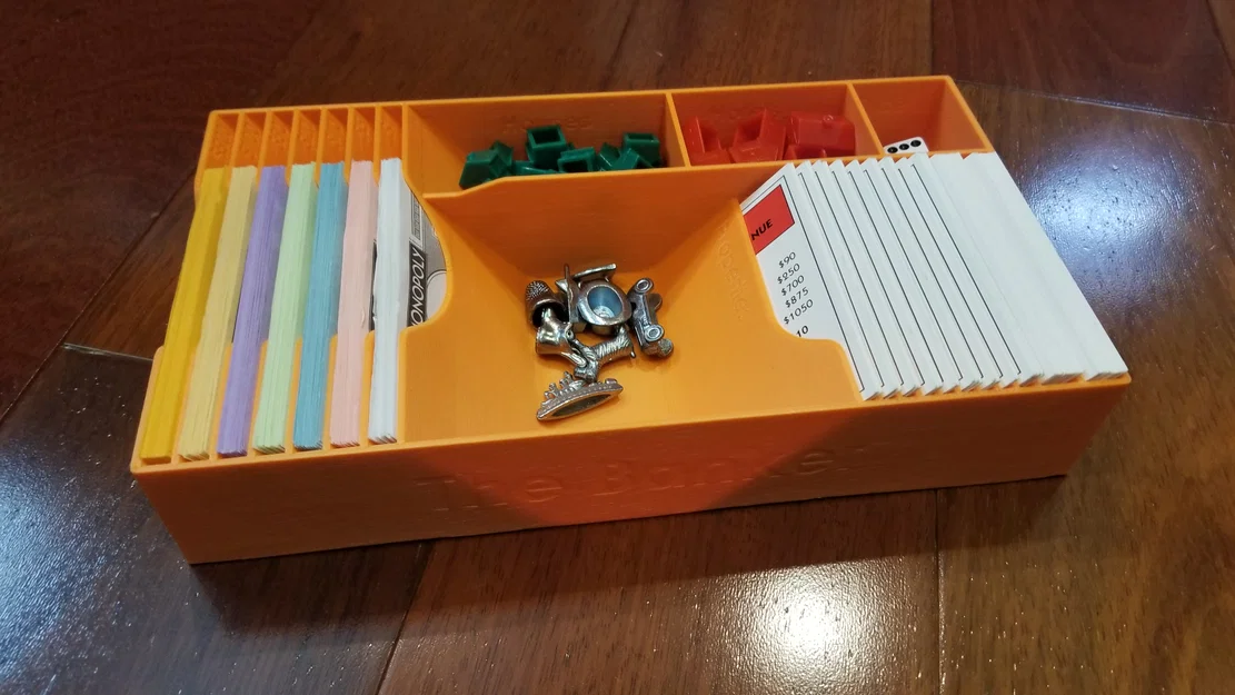 #0027 Khay organizer/trayinlay Monopoly - “The Banker” - Image 1