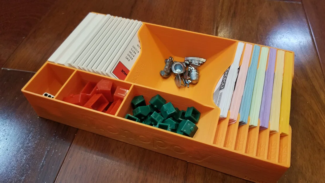 #0027 Khay organizer/trayinlay Monopoly - “The Banker” - Image 2