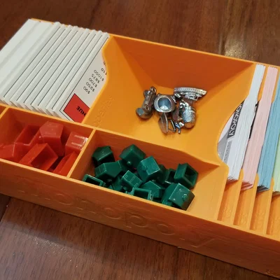 #0027 Khay organizer/trayinlay Monopoly - “The Banker”