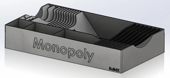 #0027 Khay organizer/trayinlay Monopoly - “The Banker” - Image 4