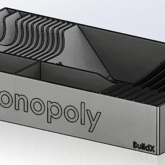 #0027 Khay organizer/trayinlay Monopoly - “The Banker”