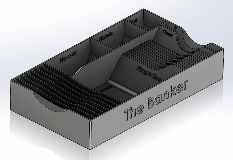 #0027 Khay organizer/trayinlay Monopoly - “The Banker” - Image 5