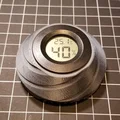 #0030 Puck gắn tường hygrometer/thermometer tròn - Thumbnail 3