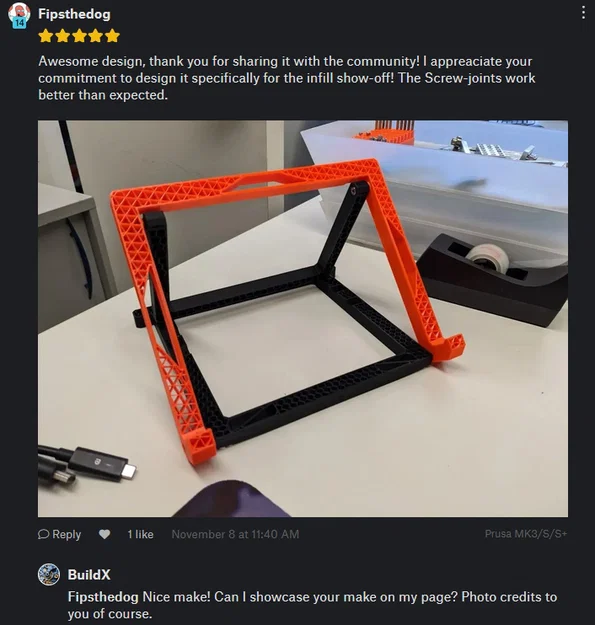 #0032 BuildX Foldable Laptop Stand [Thêm 2 size nữa] - Image 5