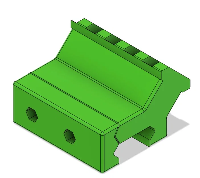 Ngàm gắn rail Picatinny offset 45 độ - Image 1