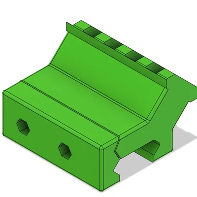 Ngàm gắn rail Picatinny offset 45 độ