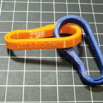 #0063 Móc Carabiner Hành Động - LET'S DO THIS!