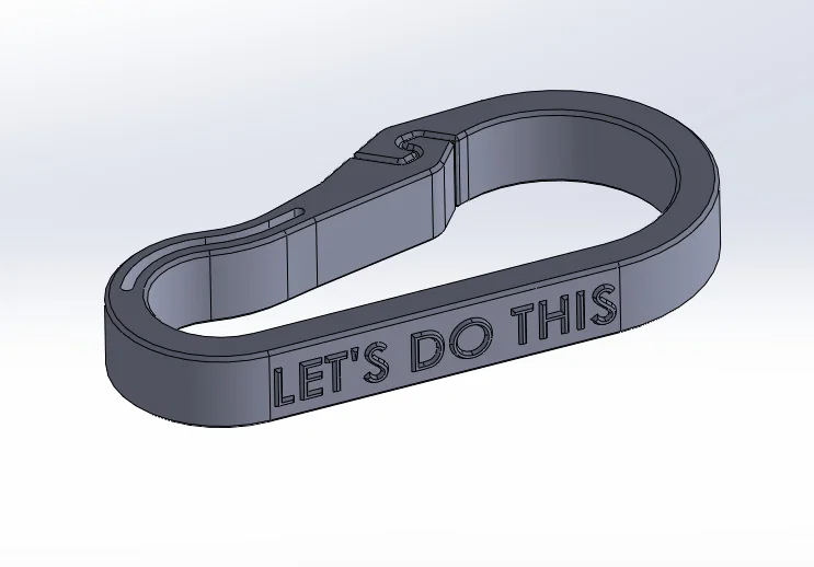 #0063 Móc Carabiner Hành Động - LET'S DO THIS! - Image 7