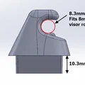 #0070 Kẹp giữ tấm che nắng (Visor Clip/Holder) cho xe Chevy (nhiều mẫu) - Thumbnail 5