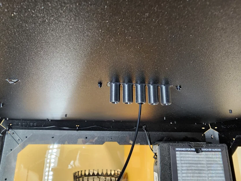 #0072 [Remix] Nút đỉnh giữa Prusa Enclosure - Kẹp/Giữ ống PTFE - Image 2