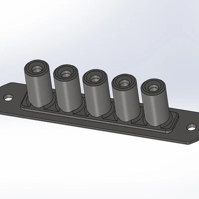 #0072 [Remix] Nút đỉnh giữa Prusa Enclosure - Kẹp/Giữ ống PTFE