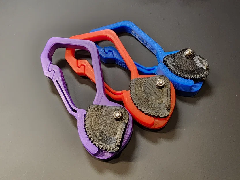 #0089 Móc D Rugged kèm cam khóa siết dây [paracord 4mm] - Image 2