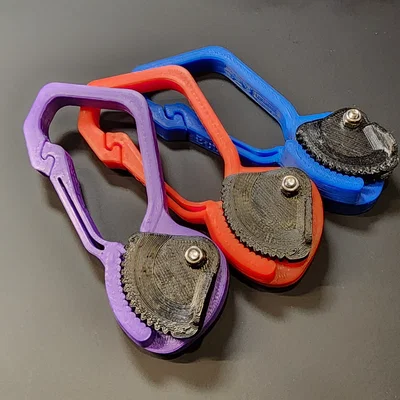 #0089 Móc D Rugged kèm cam khóa siết dây [paracord 4mm]